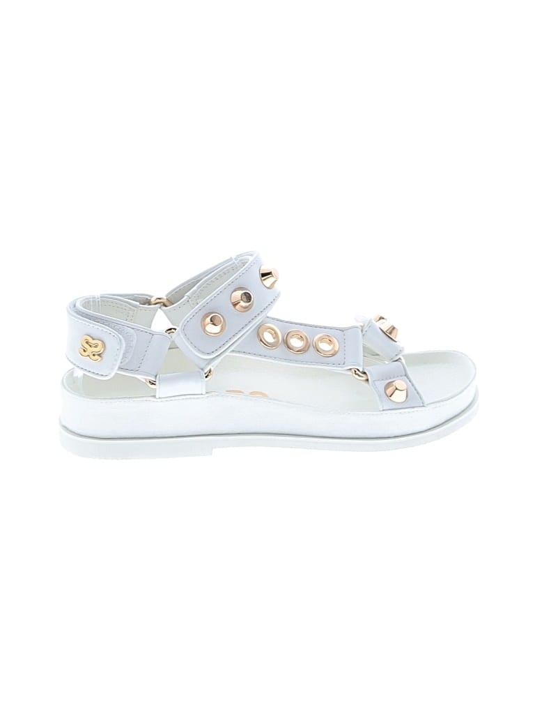 Pre-owned Sandro Sandals In White