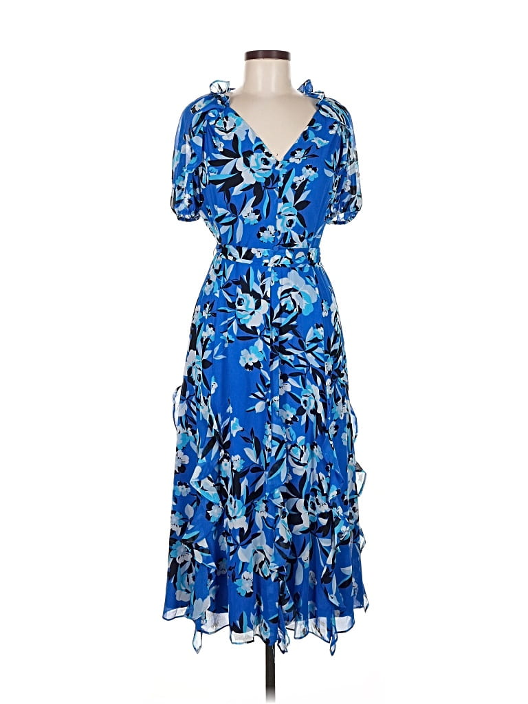 Pre-owned Karl Lagerfeld Cocktail Dress In Blue