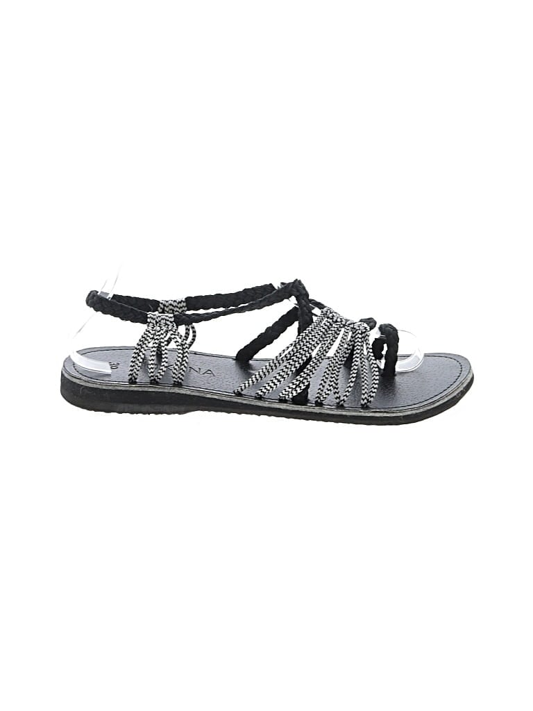 Pre-owned Assorted Brands Sandals In Black