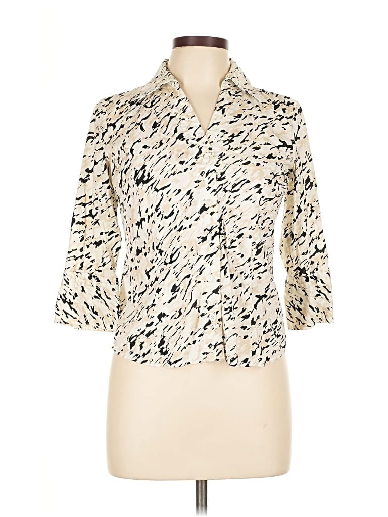 ALFANI Pre-owned 3/4 Sleeve T-shirt In White