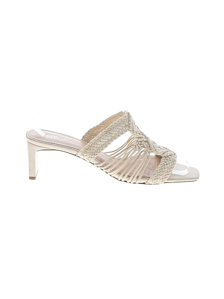 Pre-owned Zara Heels In White