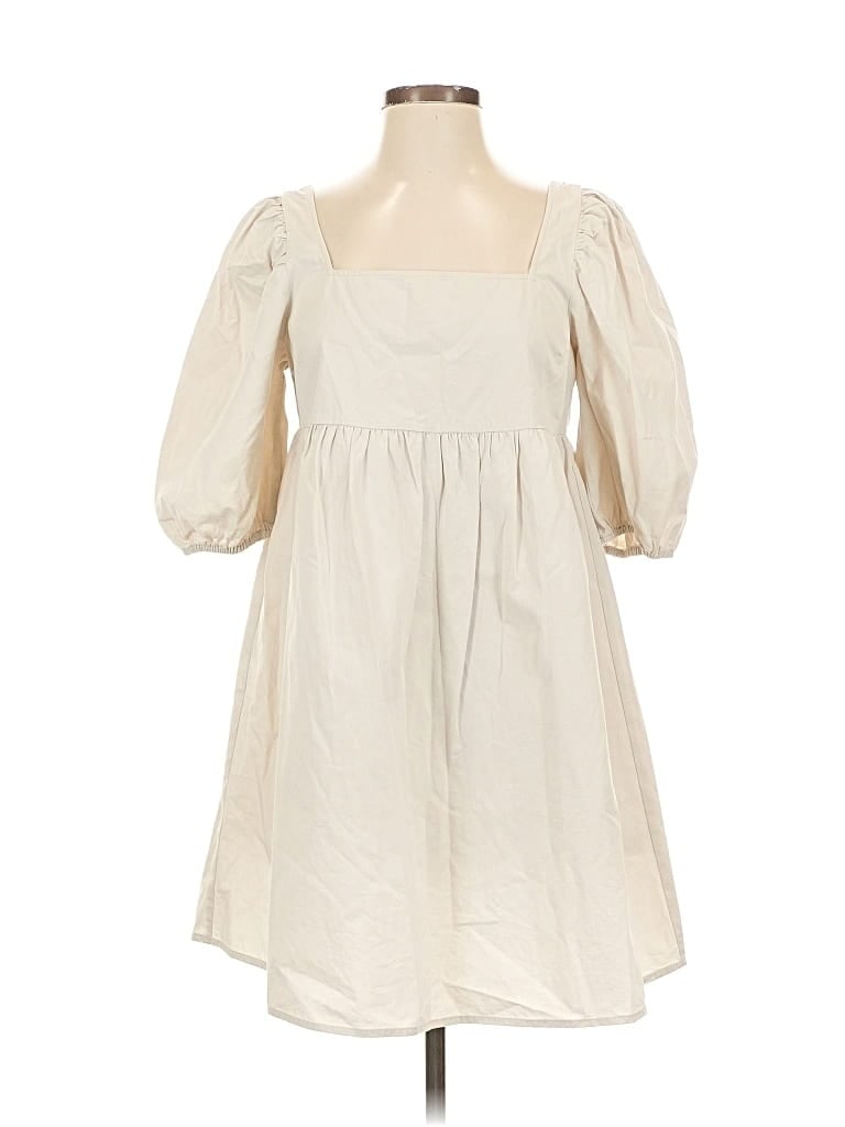 Pre-owned William B Casual Dress In White