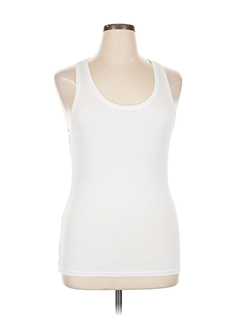 NORDSTROM Pre-owned Tank Top White Halter Neckline Tops