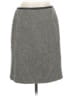 Talbots Chevron-herringbone Gray Black Wool Skirt Size 12 - photo 1