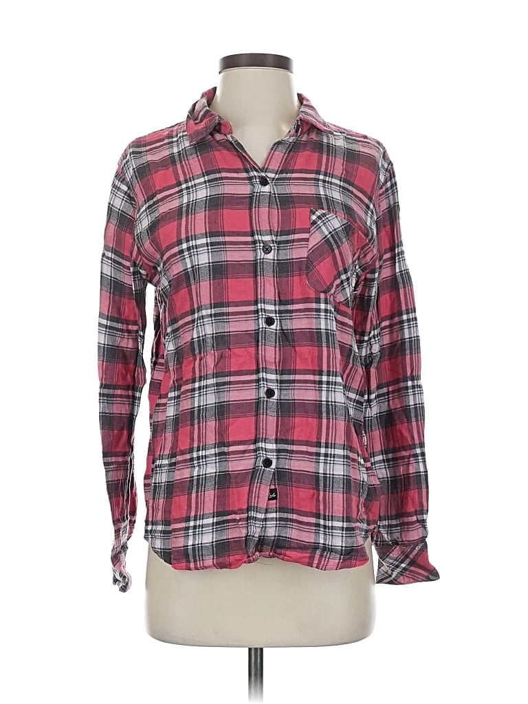 Pre-owned Rails Long Sleeve Button Down Shirt In Pink