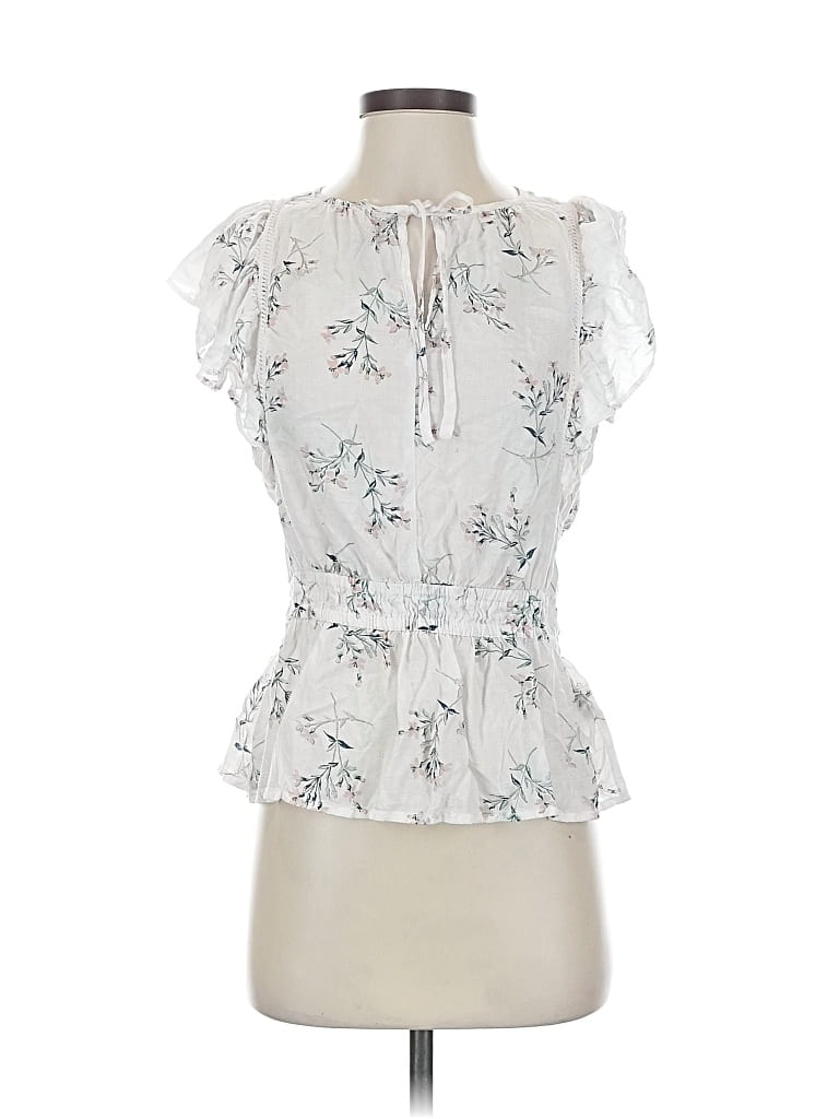 Pre-owned Lucky Brand Sleeveless Blouse In White