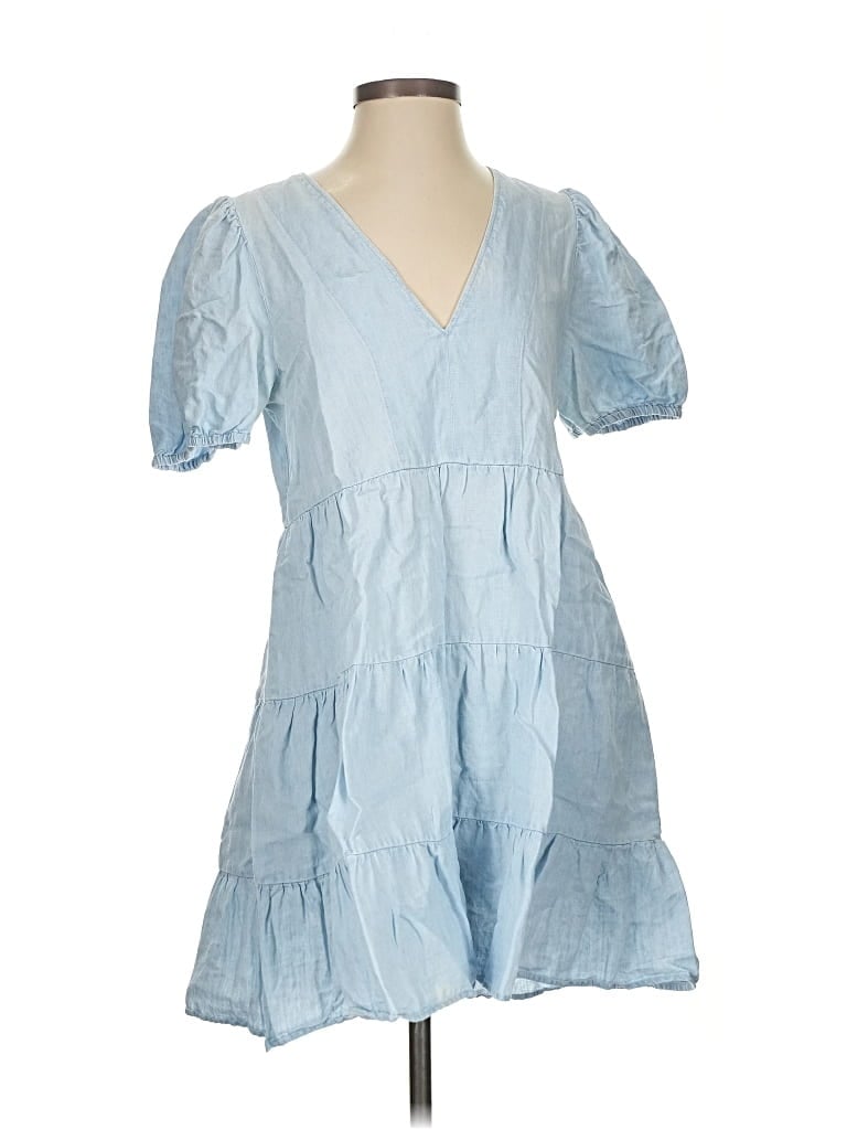 Click to view more detailed imagery on our partner's website Pre-owned Zara Casual Dress In Blue