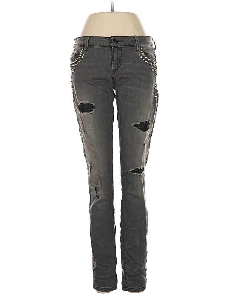 Pre-owned Guess Jeans In Gray