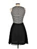 Rhapsody Stripes Black Casual Dress Size 8 - photo 2