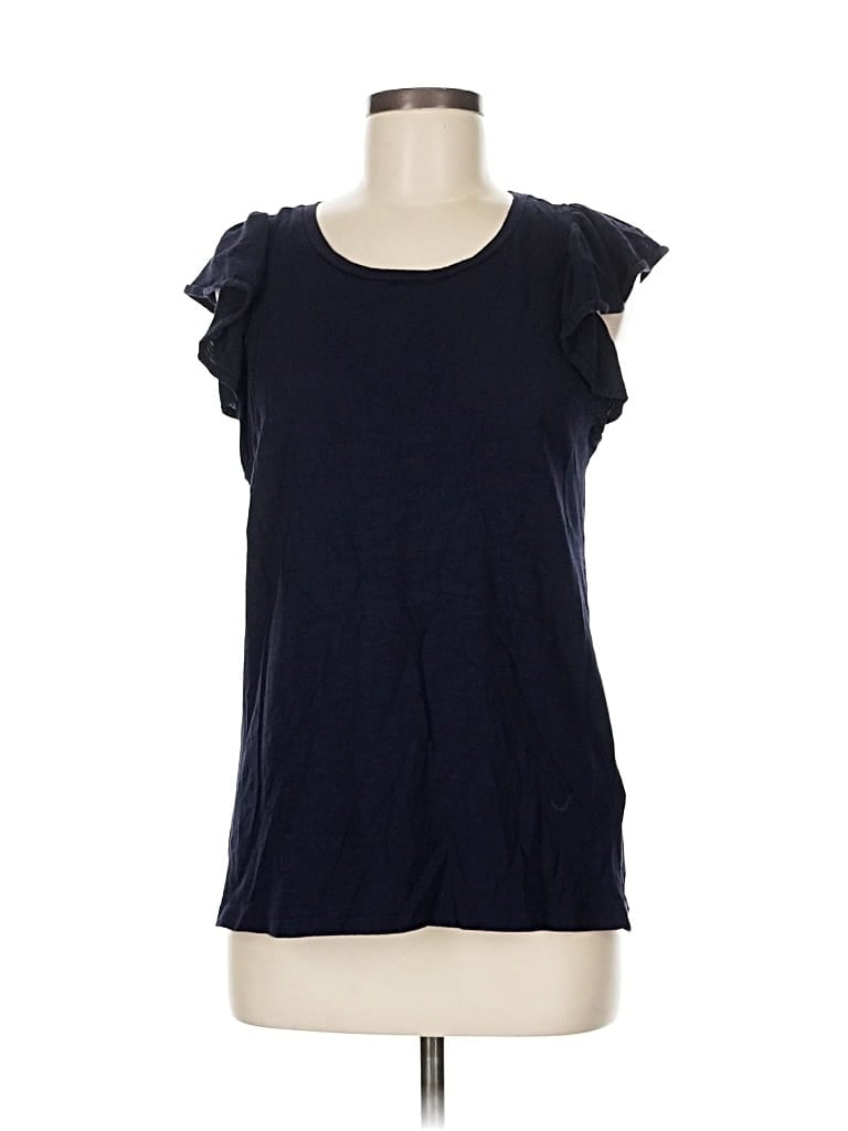 Pre-owned Banana Republic Sleeveless T-shirt In Black