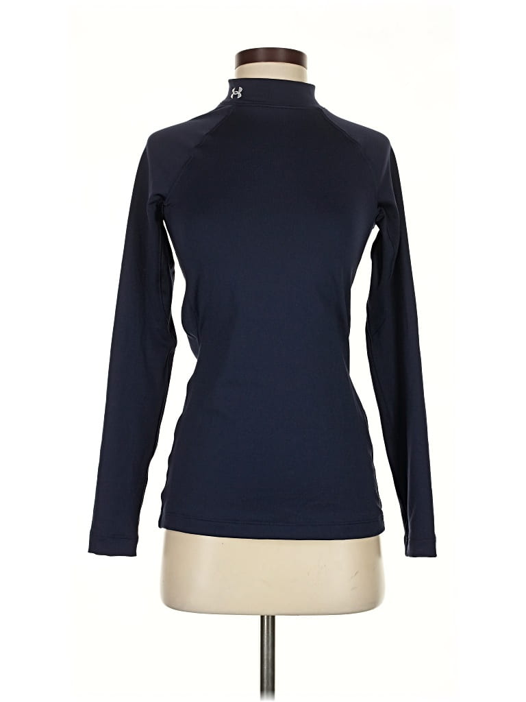 Pre-owned Under Armour Long Sleeve Turtleneck In Blue