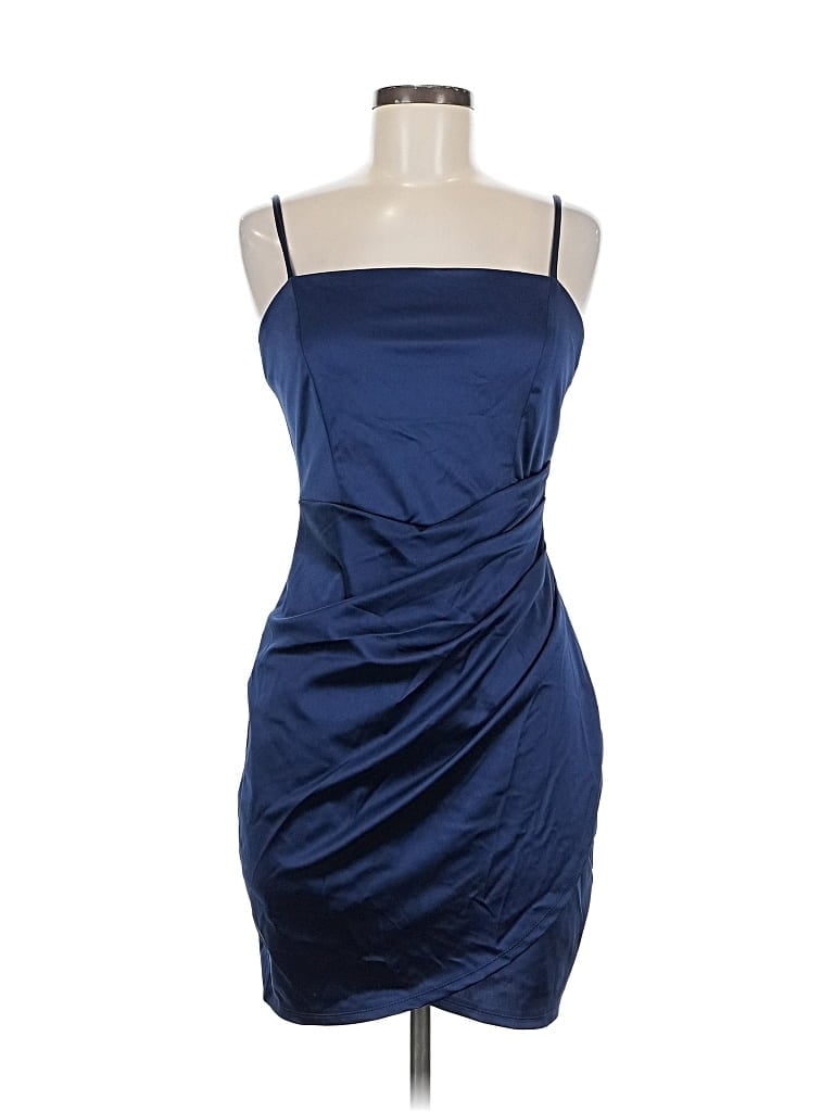Pre-owned Emerald Sundae Cocktail Dress In Blue