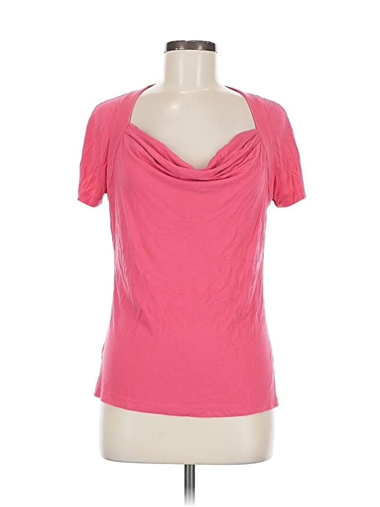 Pre-owned Ann Taylor Loft Short Sleeve T-shirt In Pink