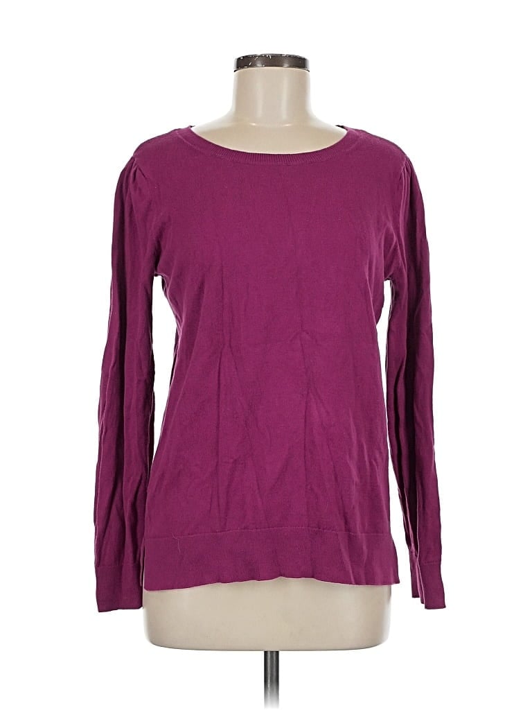 Pre-owned Ann Taylor Loft Outlet Pullover Sweater In Purple
