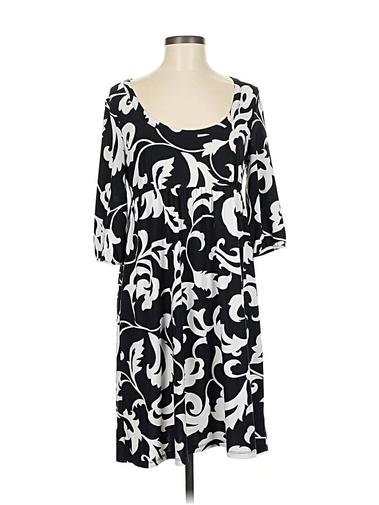 Pre-owned Inc International Concepts Casual Dress In Black