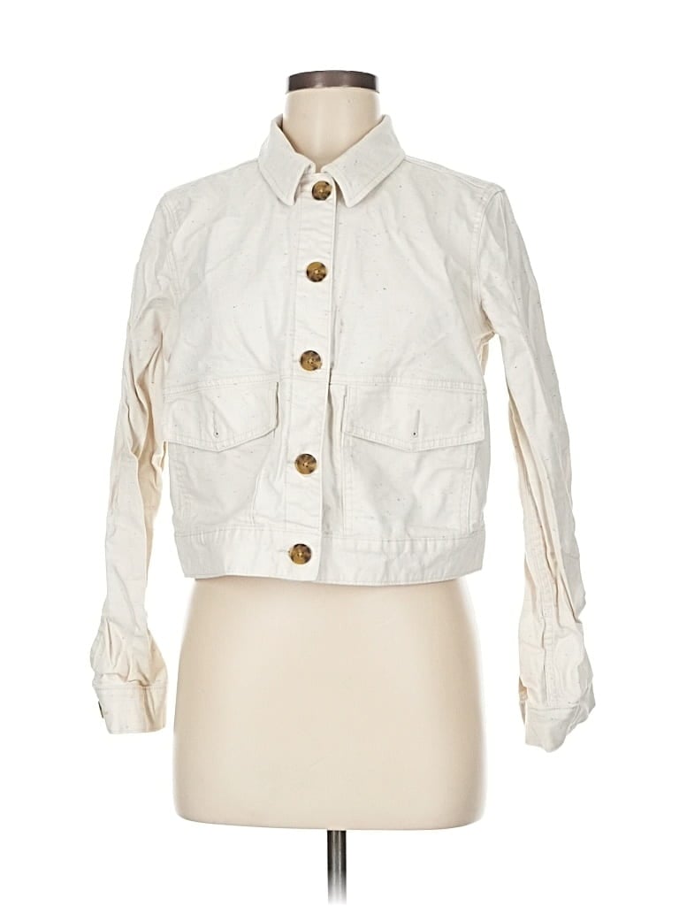 Pre-owned Lc Lauren Conrad Jacket In White