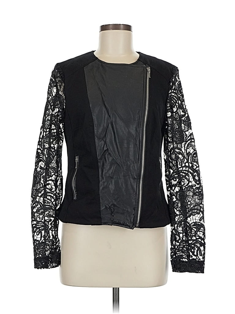 Pre-owned Inc International Concepts Jacket In Black