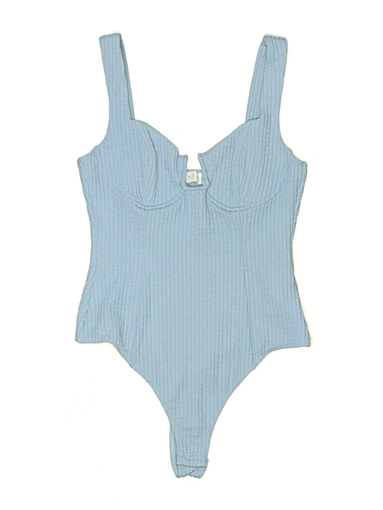 Pre-owned Astr Bodysuit In Blue