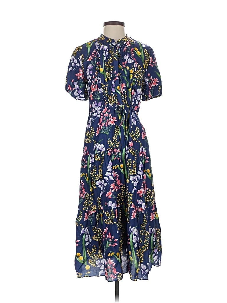 Pre-owned J. Mclaughlin Casual Dress In Blue