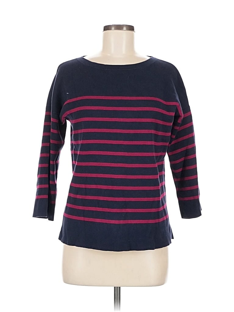 Pre-owned Ann Taylor Loft Pullover Sweater In Blue