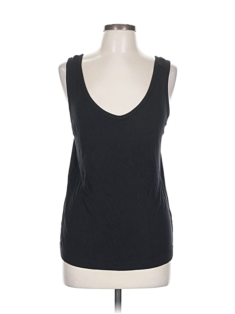 CABI Pre-owned Tank Top Black Plunge Neckline Tops