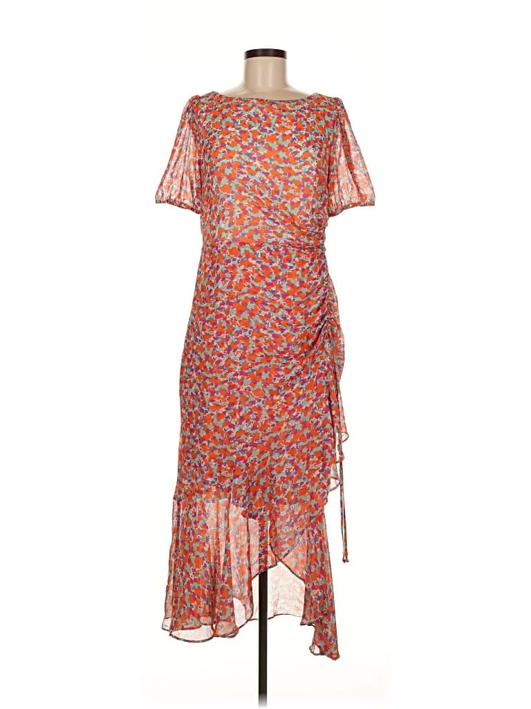 Pre-owned Julia Jordan Cocktail Dress In Orange
