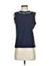 Black Label by Chico's Blue Sleeveless Blouse Size XS (00) - photo 1