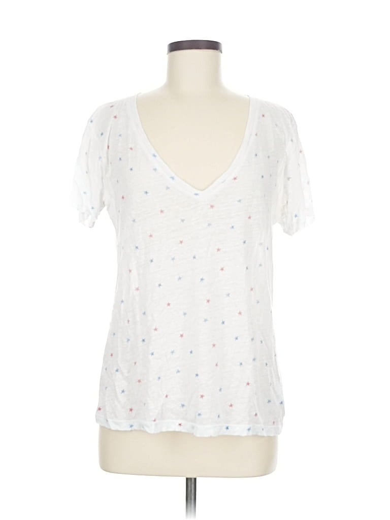 Pre-owned Rails Short Sleeve T-shirt In White