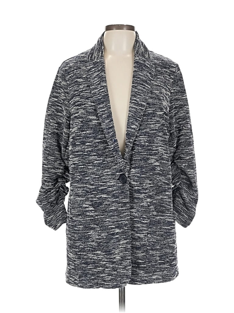 Pre-owned Max Studio Cardigan Sweater In Gray