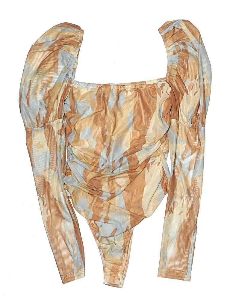 Pre-owned Nasty Gal Inc. Bodysuit In Brown