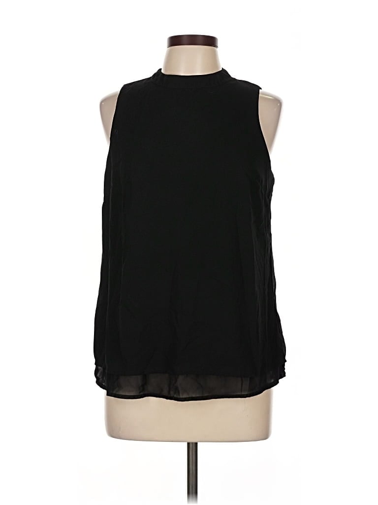 JAPNA Pre-owned Sleeveless Blouse In Black