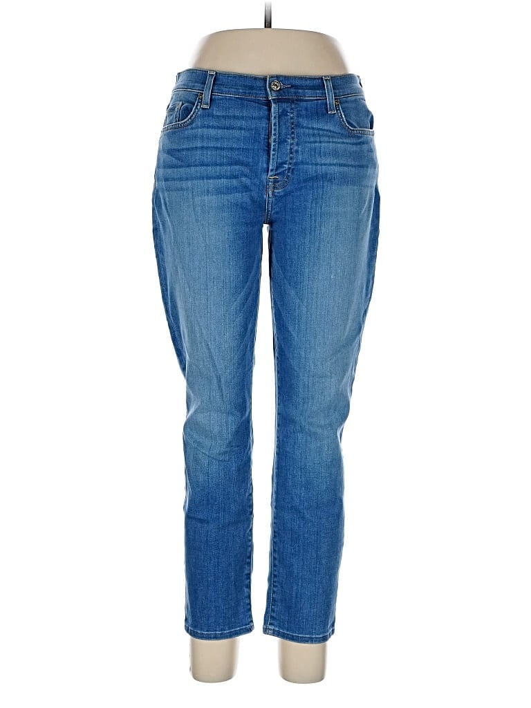 Pre-owned 7 For All Mankind Jeans In Blue