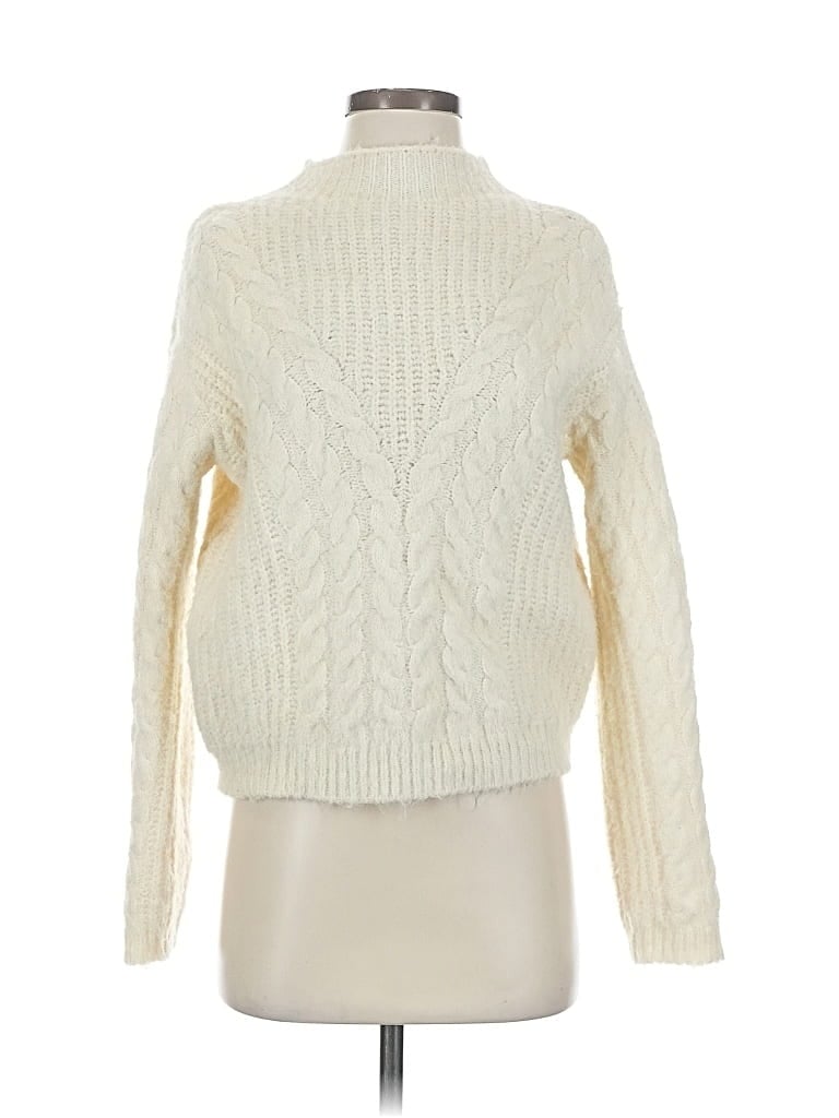 Pre-owned Universal Thread Turtleneck Sweater In White