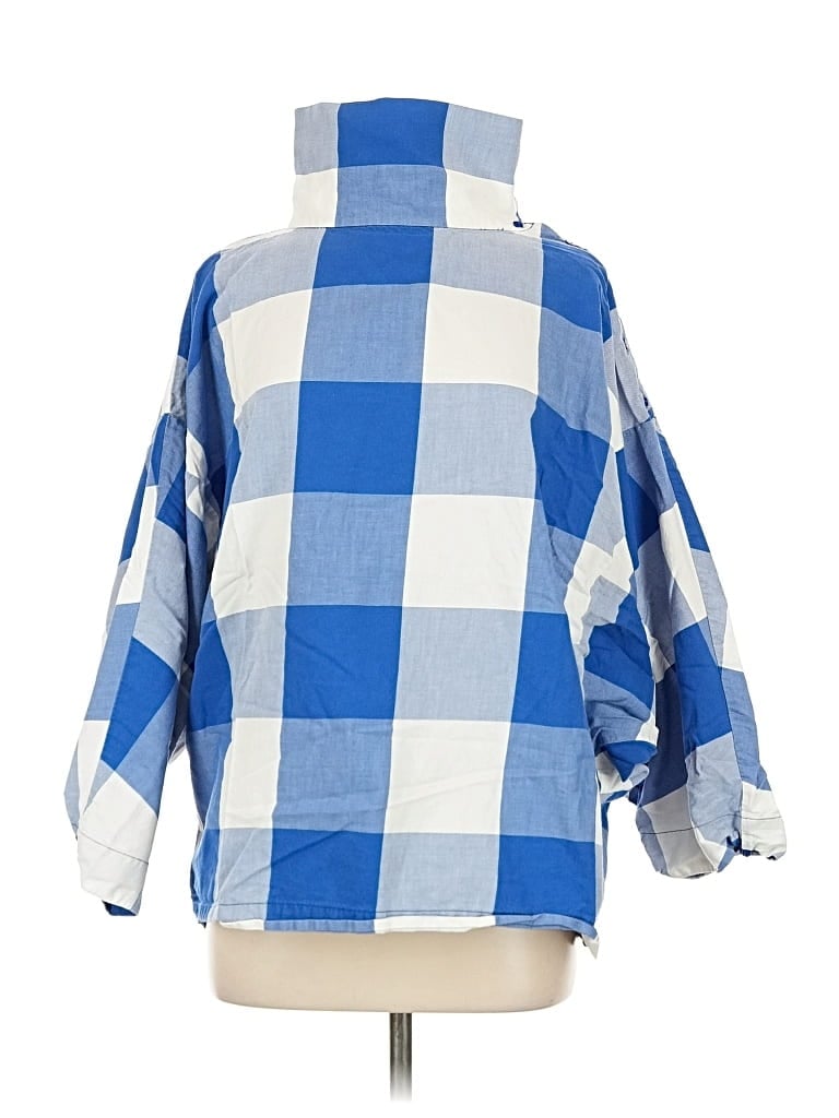 Click to view more detailed imagery on our partner's website Pre-owned Zara Long Sleeve Blouse In Blue