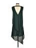 BCBGMAXAZRIA 100% Polyester Solid Green Casual Dress Size XS - photo 2