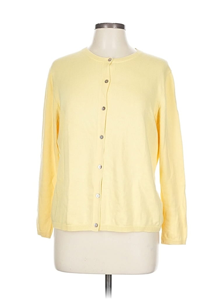 Click to view more detailed imagery on our partner's website Pre-owned Lands' End Long Sleeve Henley Shirt In Yellow