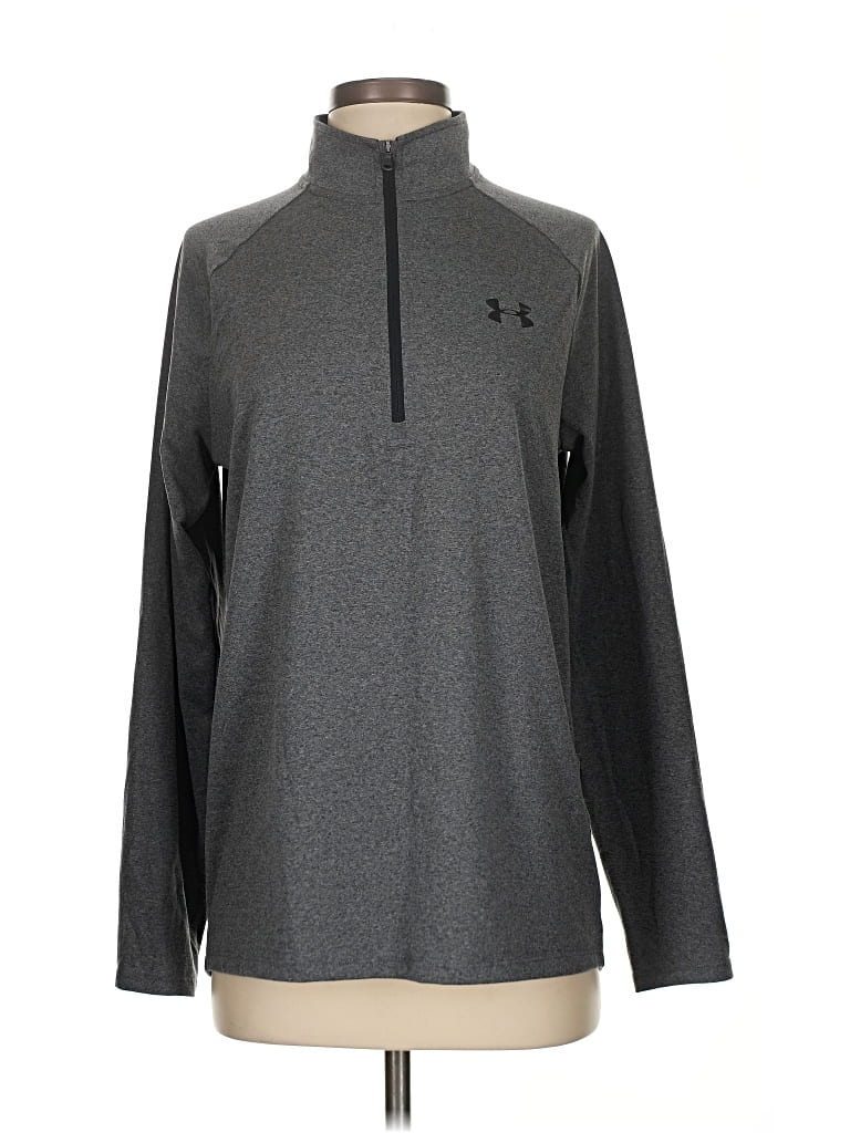 Pre-owned Under Armour Track Jacket In Gray