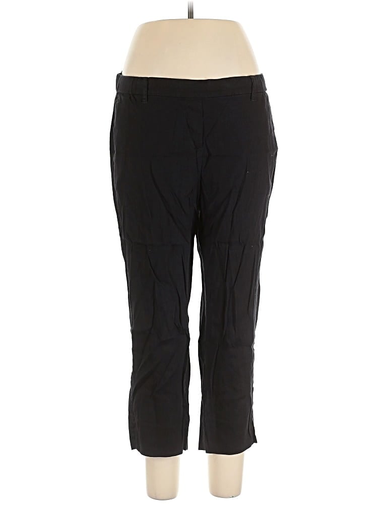 Pre-owned Jjill Casual Pants In Black