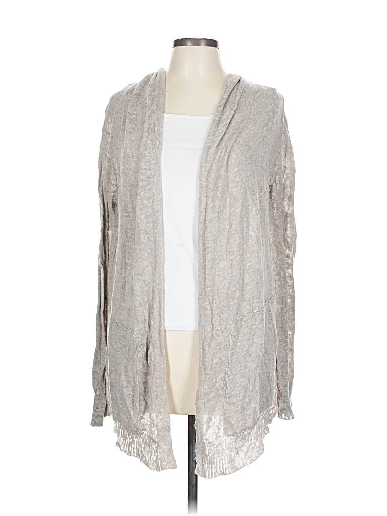 Pre-owned White + Warren Cardigan Sweater In Gray