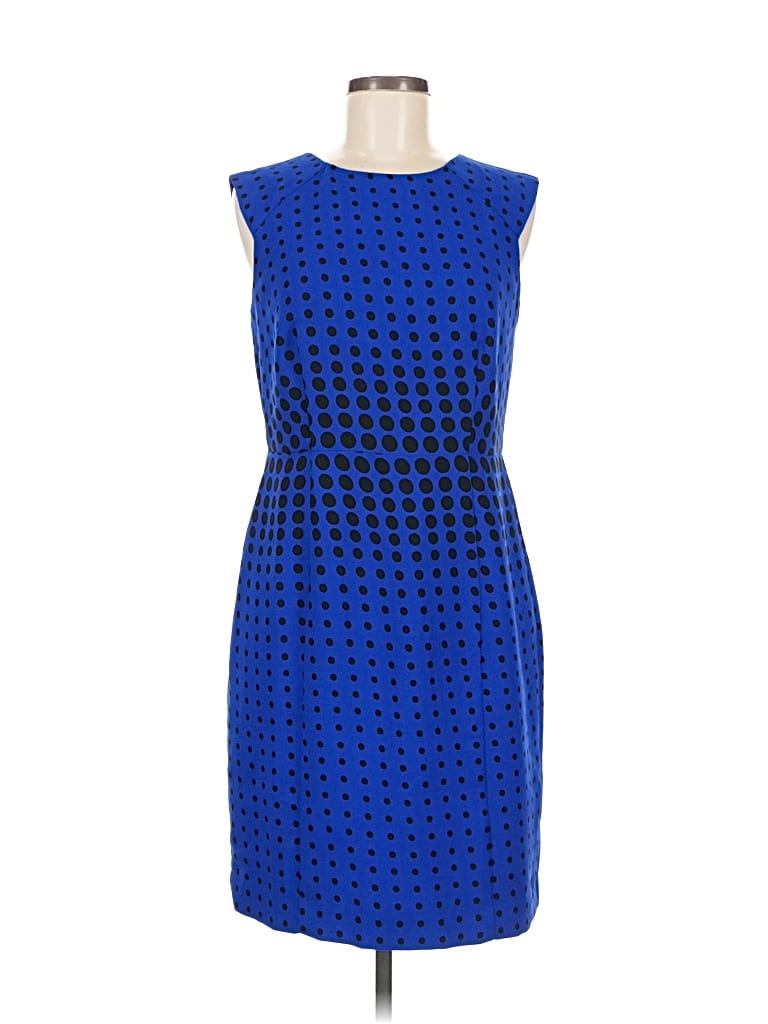 Pre-owned Ann Taylor Factory Cocktail Dress In Blue