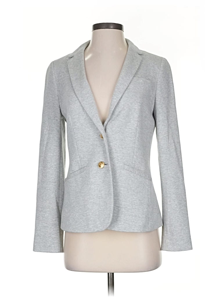 Pre-owned Talbots Blazer Jacket In Gray