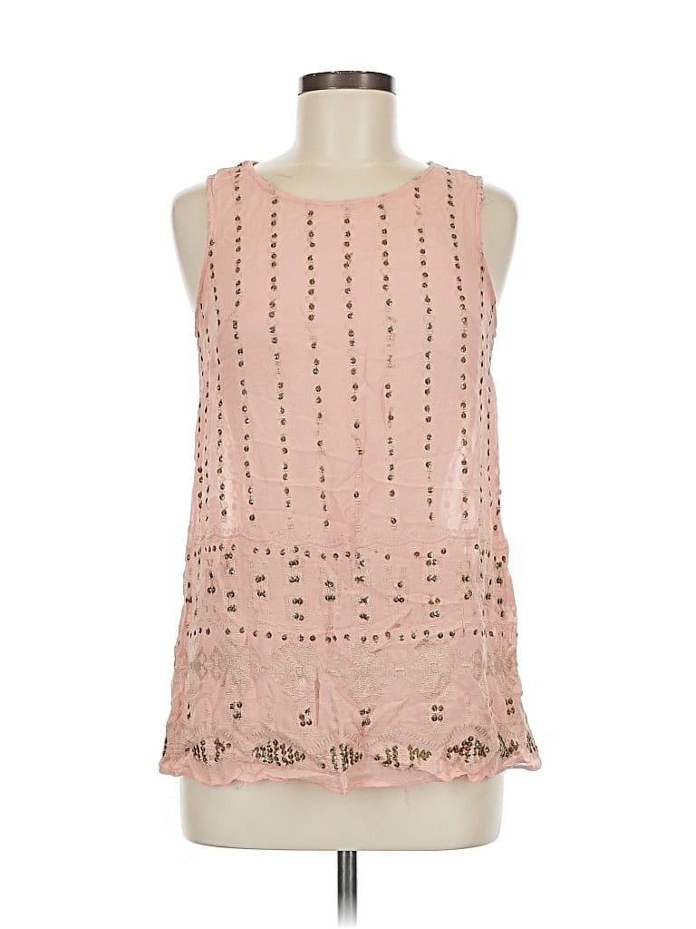 Pre-owned Floreat Sleeveless Blouse In Pink