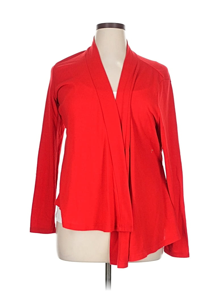 Click to view more detailed imagery on our partner's website Pre-owned Van Heusen Cardigan Sweater In Red