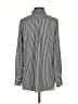 Ann Taylor LOFT 100% Polyester Stripes Gray Long Sleeve Blouse Size XS - photo 2