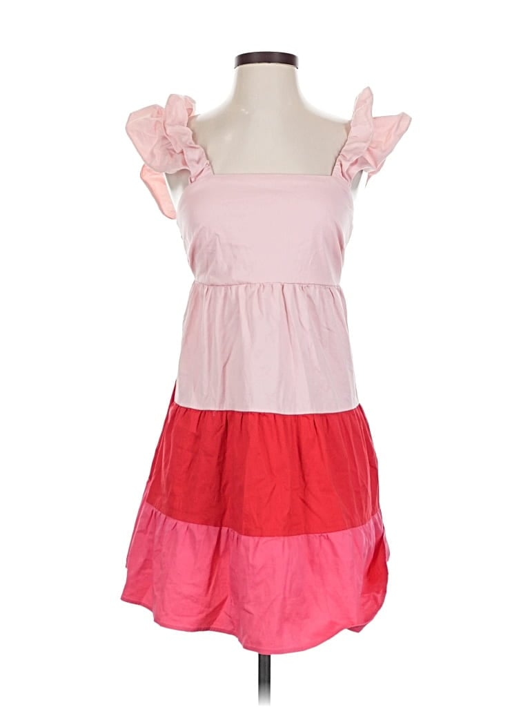 Pre-owned Lc Lauren Conrad Casual Dress In Pink