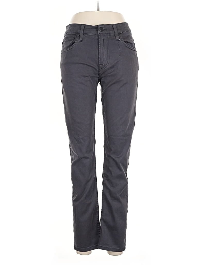 Pre-owned 7 For All Mankind Jeans In Gray