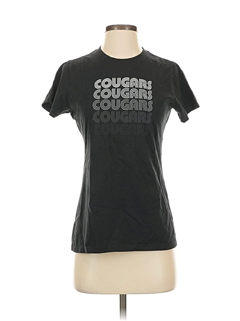 Pre-owned Port & Company Short Sleeve T-shirt In Black