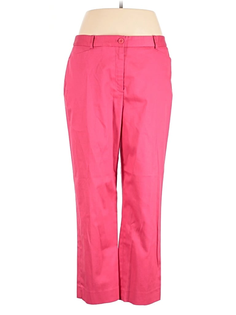 Pre-owned Jones New York Signature Casual Pants In Pink