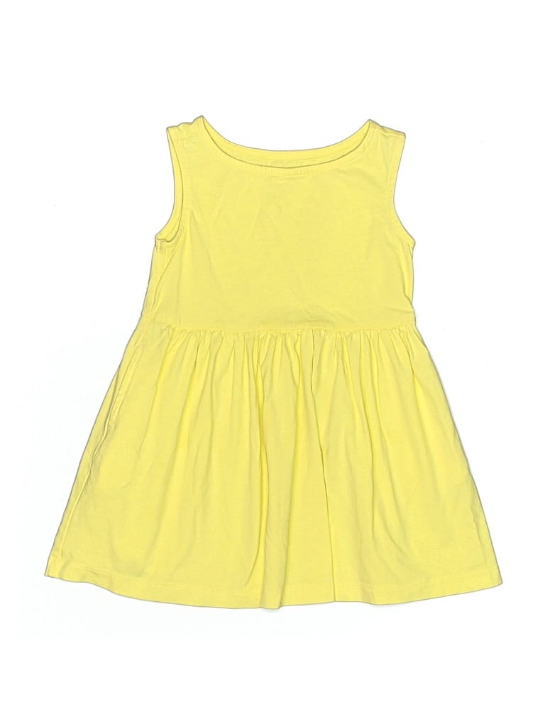 Click to view more detailed imagery on our partner's website Pre-owned Primary Clothing Kids' Dress In Yellow