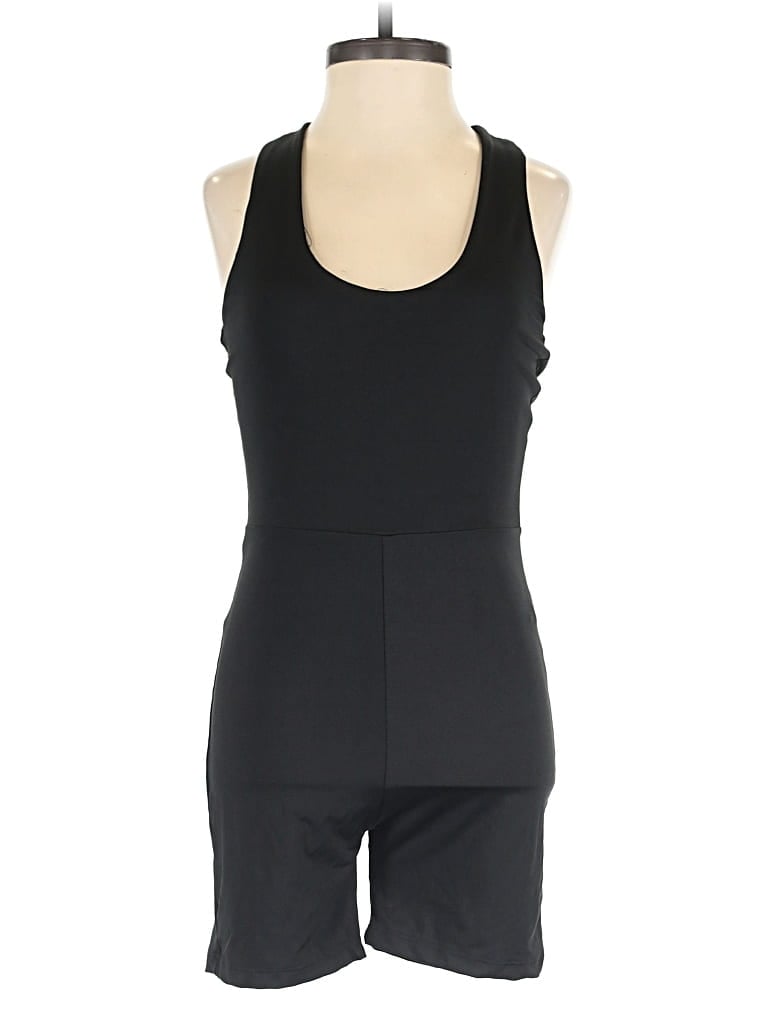 Pre-owned Fashion Nova Romper In Black